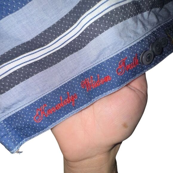 Robert Graham Men's Buttons Down Long Sleeve Shirt Size XL Blue Plaid. - Picture 9 of 9